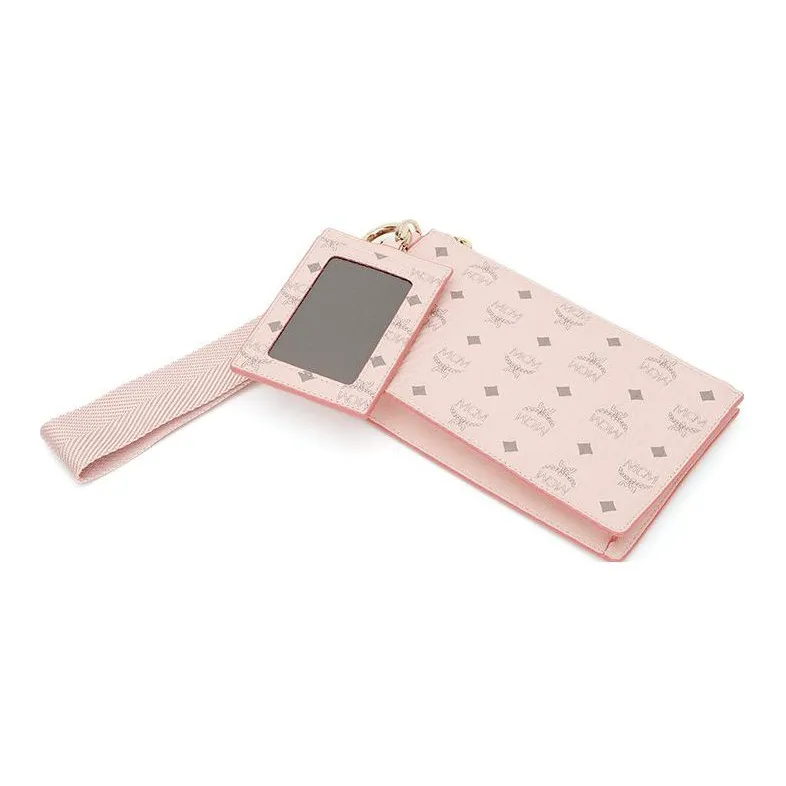 MCM Multi Functional Pouch Visetos Powder Pink-5
