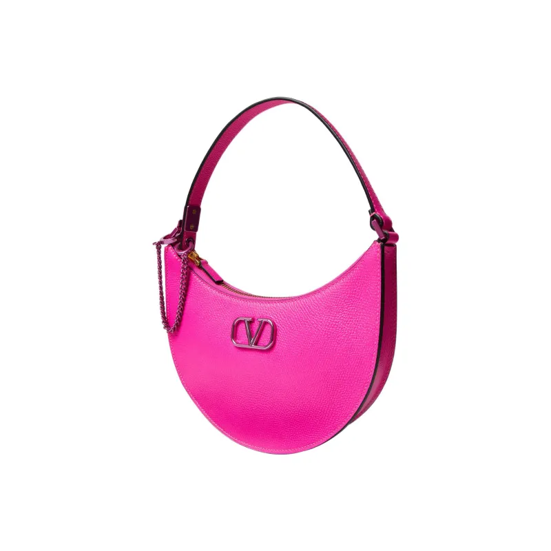 Valentino Vlogo Calfskin HOBO Bag Shoulder Handbag Mini Women's Pink-1