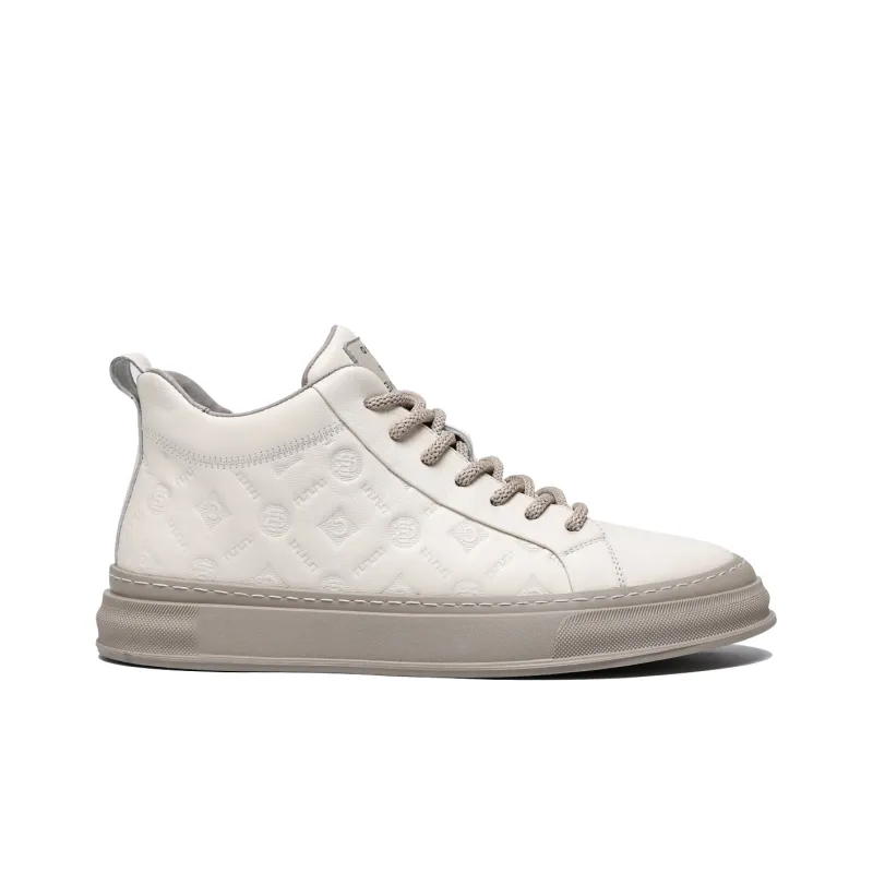 C°BANNER Stylish Skateboarding Shoes Men's White-1