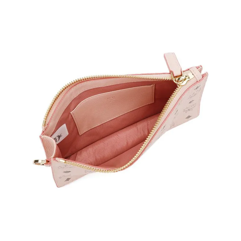 MCM Multi Functional Pouch Visetos Powder Pink-4