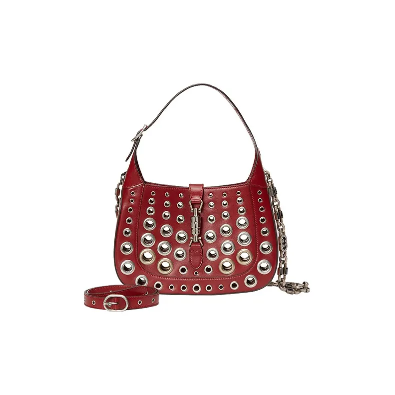 GUCCI Jackie 1961 Leather Crescent Shoulder Bag Shoulder Bag Women's-1
