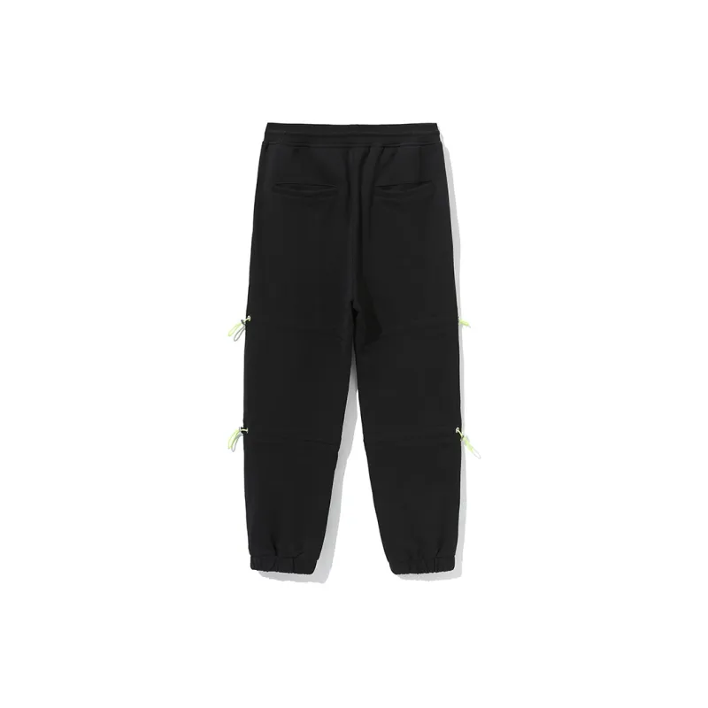 Clubxxhh Jogger Thickened Casual Pants Unisex Black-1