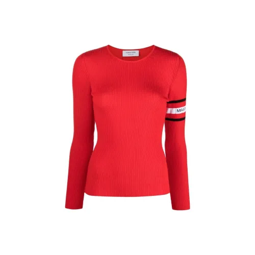 Marine Serre Sweaters Women's Bright Red