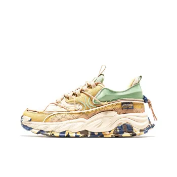 Erke Low Top Running Shoes Men's Birch Wood