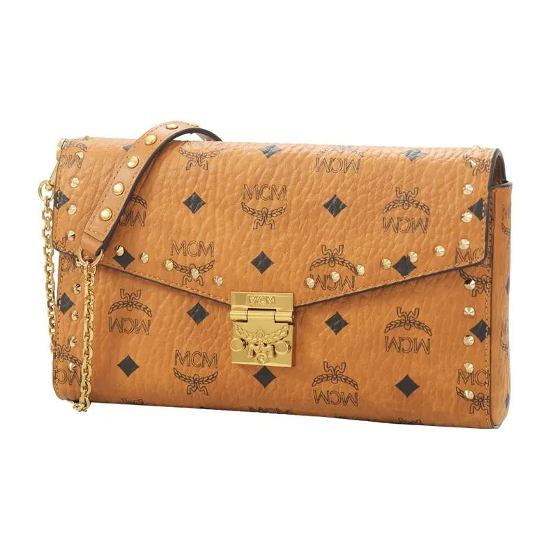 MCM Millie Visetos Crossbody Bags-1