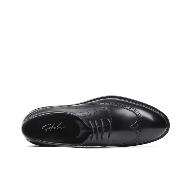 Satchi Dress Shoes Men Low Top Black-3