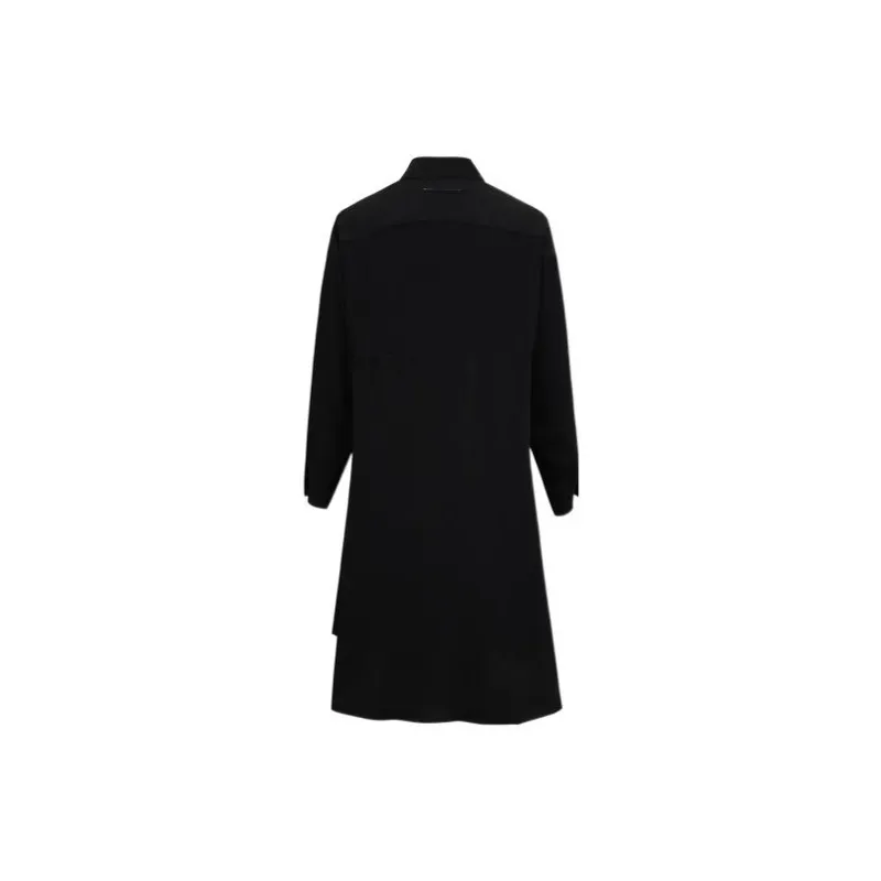 MM6 Maison Margiela Long Sleeved Dresses Women's Black-1