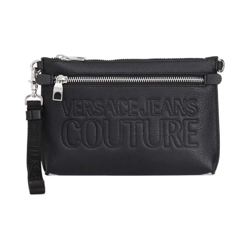 VERSACE JEANS COUTURE Leather Clutch Men's Black-0