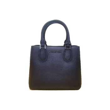 MICHAEL KORS Adele Leather Handbag Large Size Women's Midnight Blue