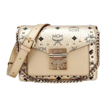 MCM Patricia Visetos Crossbody Bags
