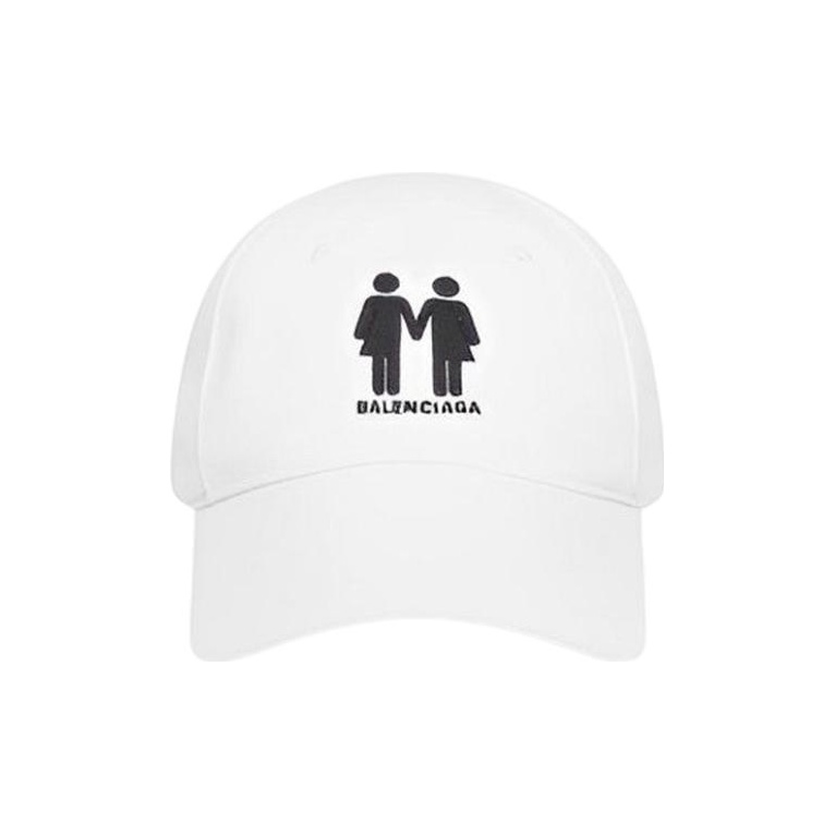 Balenciaga White Hats Caps on Sale & Authentic - POIZON
