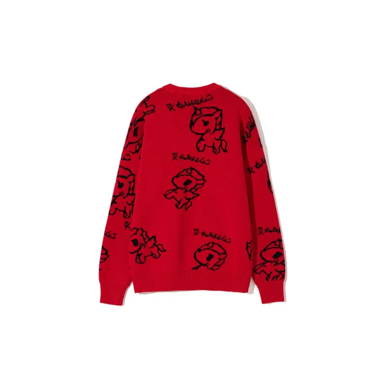 Tokidoki Sweaters Unisex Red-1
