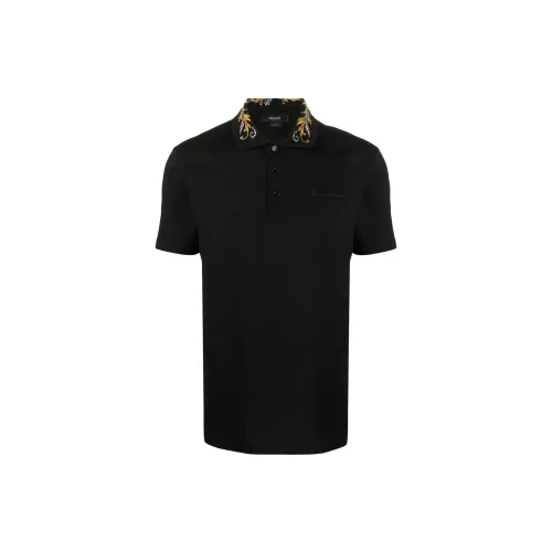 VERSACE Polo Shirts Men Black