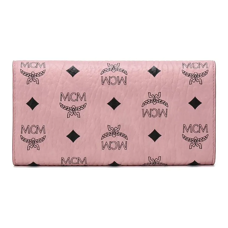MCM Patricia Crossbody Wallet Visetos Large Soft Pink-3