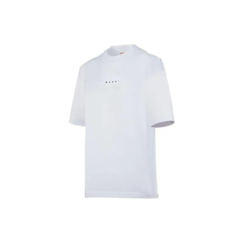 MARNI Short Sleeve T Shirt 'Lily White'-2