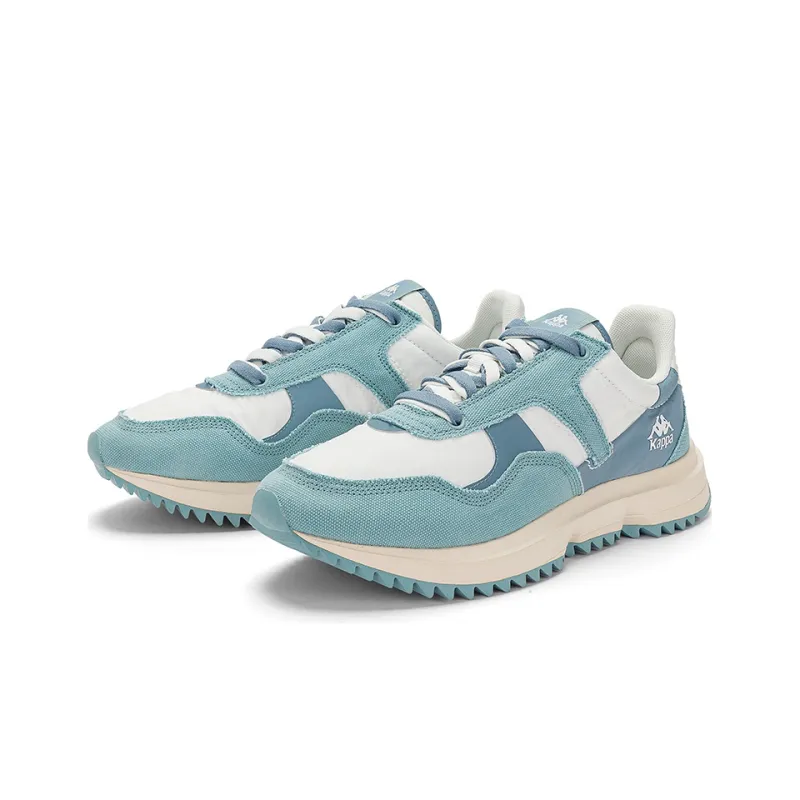 Kappa Abrasion Resistant Slip Resistant Low Top Casual Running Shoes Unisex Blue White-2