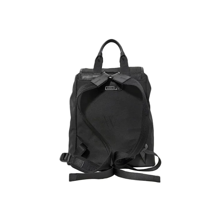MONTBLANC Canvas With Leather Backpack Medium Size Men's Black-2