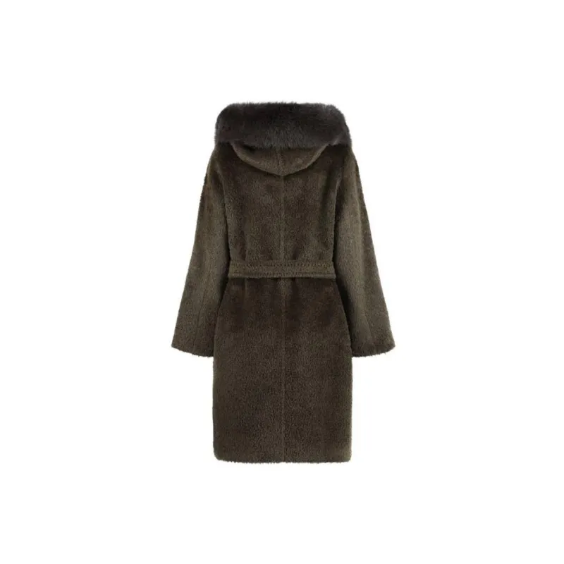 MaxMara Studio Velvet Jackets Women's Khaki-1