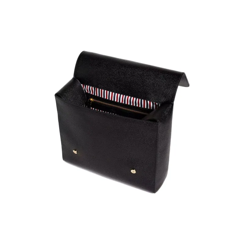 THOM BROWNE Rwb Structured Logo Backpack-2