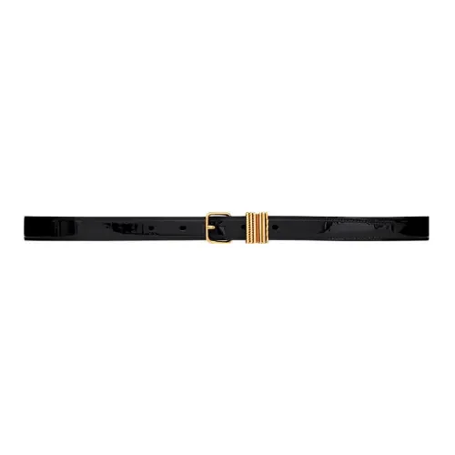SAINT LAURENT Pin Buckle Style Leather Belts Women's 2cm