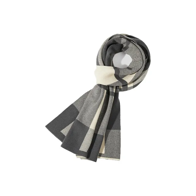 AAJF Polyester Knit Scarves Men's-2
