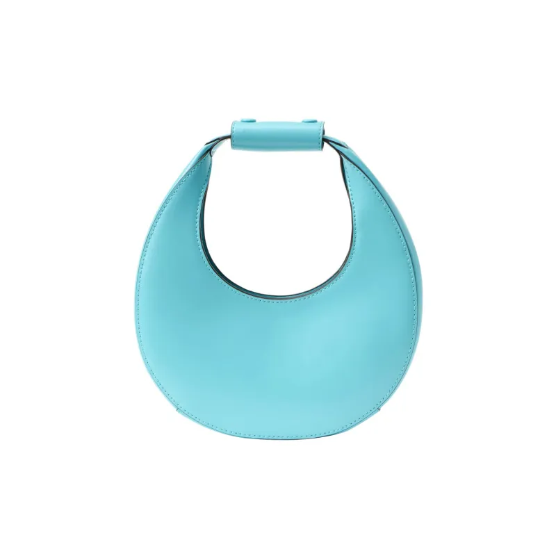 Staud Cow Leather Portable Crossbody Bag Shoulder Bag Women's Light Blue-2