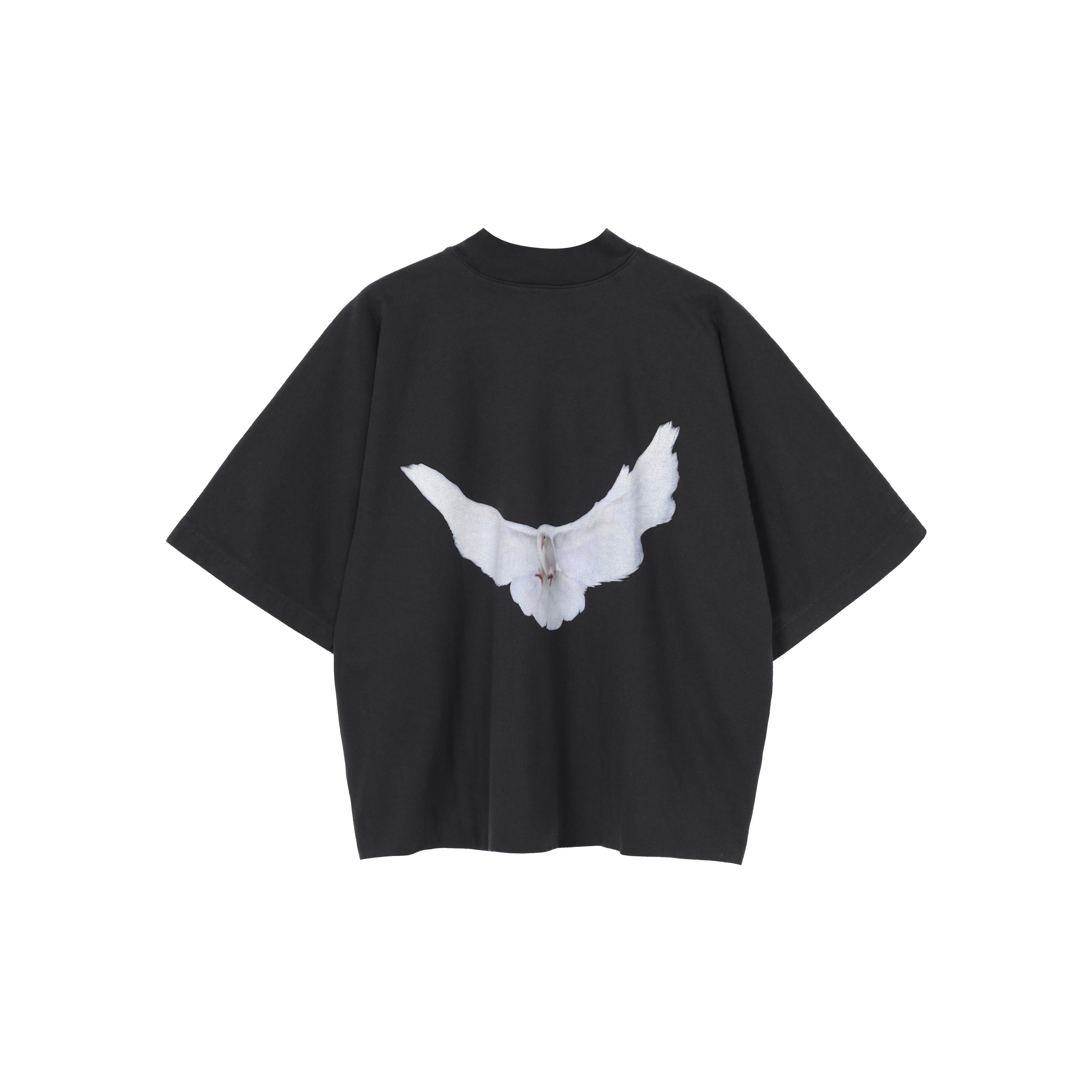 YEEZY Gap Dove No Seam Tee Black - POIZON