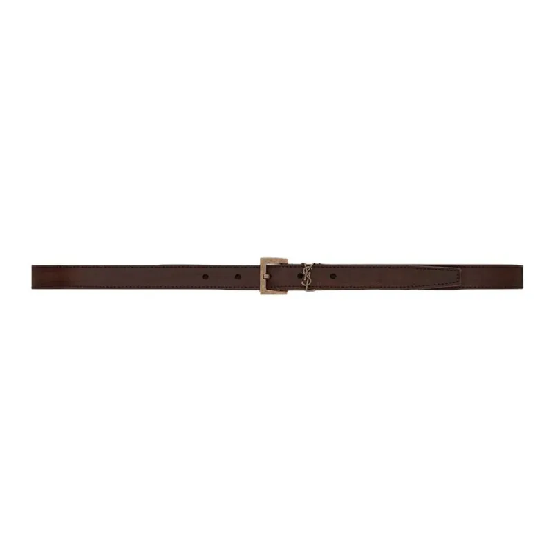 SAINT LAURENT Fashion Casual Minimalist Style Pin Buckle Women's Width: 2cm-0