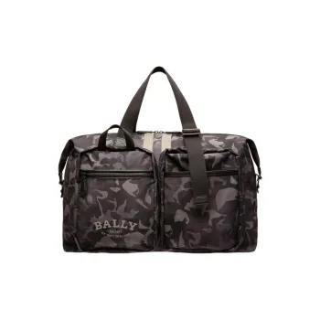 BALLY Polyester Weekend Bag Handbag Men's Black
