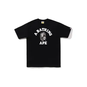 A BATHING APE Snake College Tee