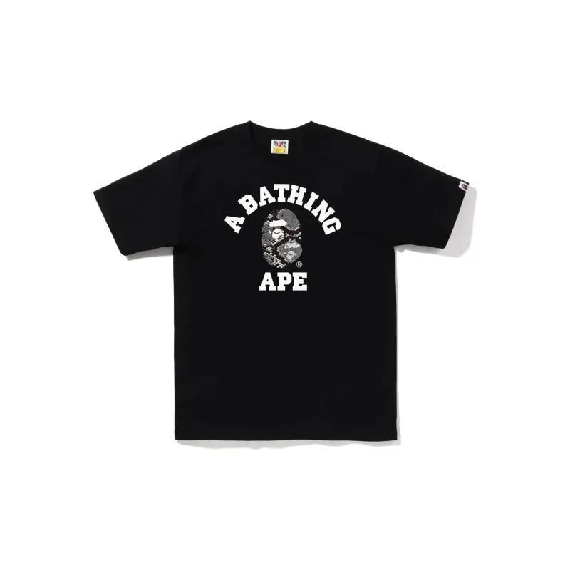 Bape Snake College Tee-0