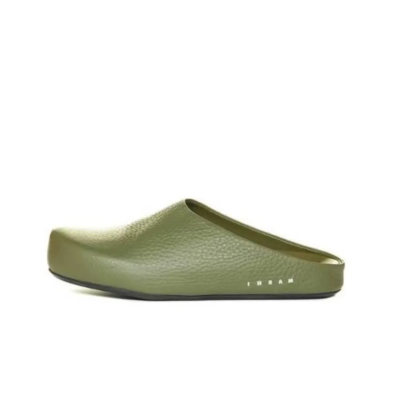 MARNI Logo Printed Slip-On Clogs-0