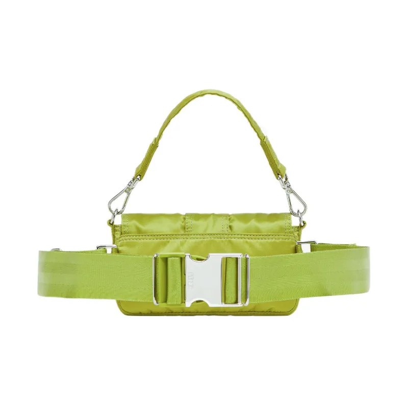 FENDI PORTER Collaboration Baguette Nylon Cell Phone Pouch Handbag Fanny Pack Mini Men's Green-2
