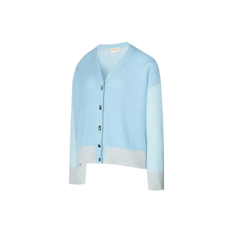 MARNI Cashmere Sweaters Women's Light Blue-2