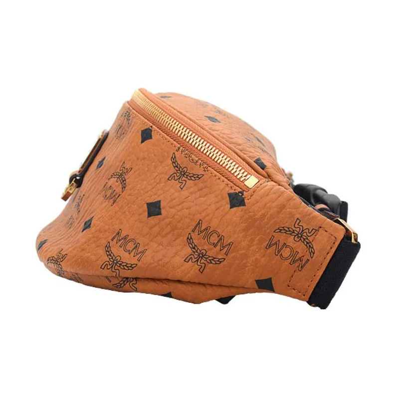 MCM Fursten Belt Bag Visetos Small Cognac-2