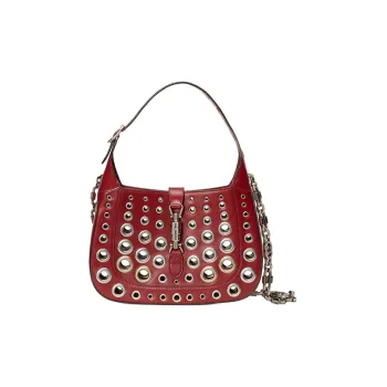 GUCCI Jackie 1961 Leather Crescent Shoulder Bag Shoulder Bag Women's