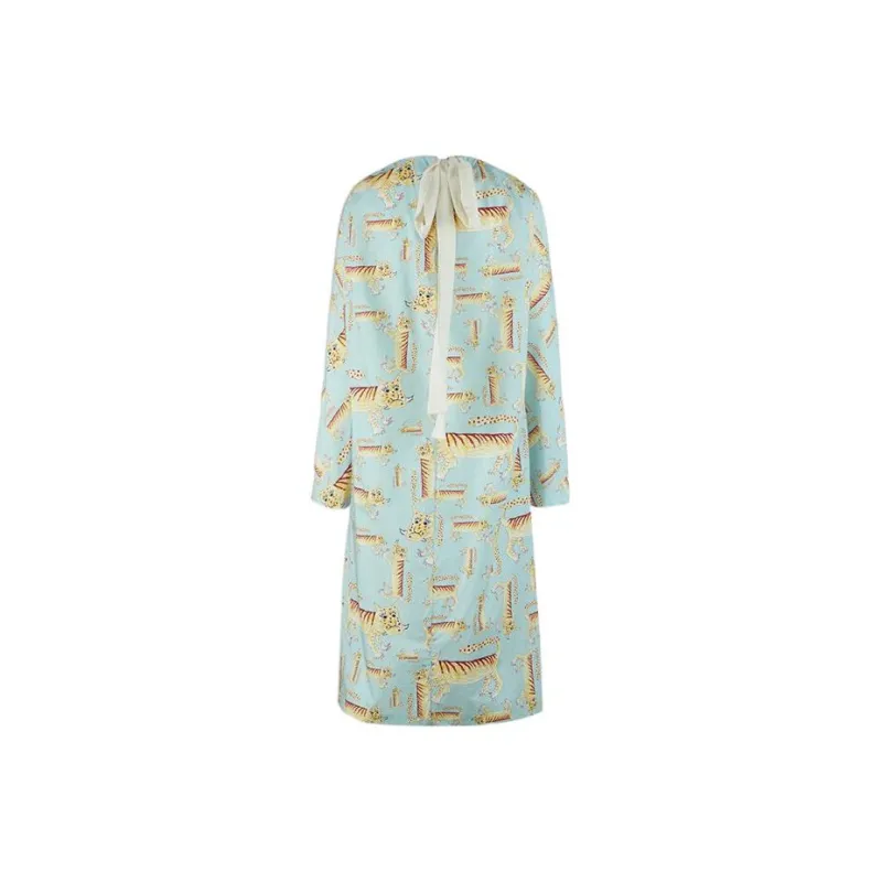 MARNI Long-Sleeved Dresses Women's Blue-1