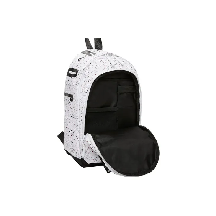 Jordan Polyester Backpack Small Size Unisex White-4