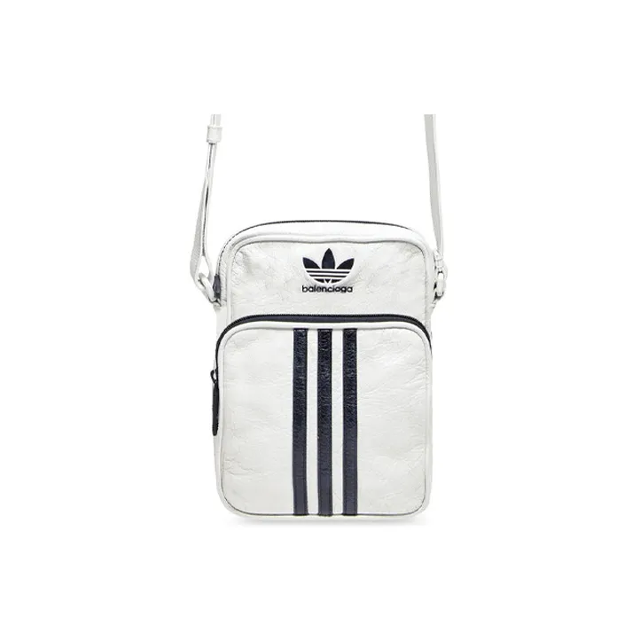 Balenciaga X Adidas Small Crossbody Messenger Bag White/Black-0
