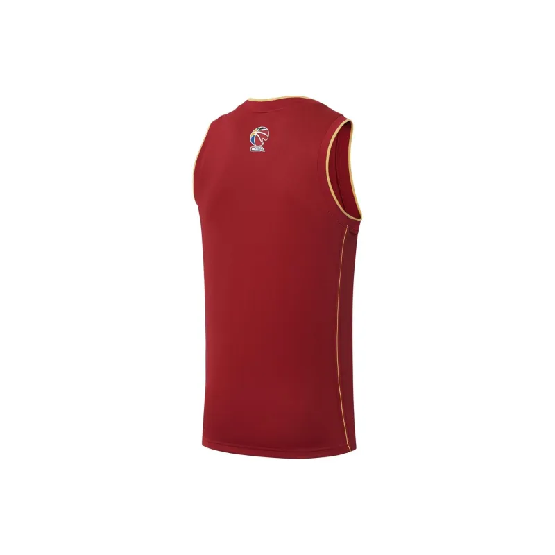 LiNing CBA Collection Basketball Jersey Men's Red-1