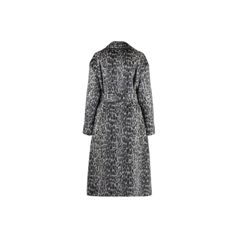 MaxMara Studio Geyser Animal Print Coat-1