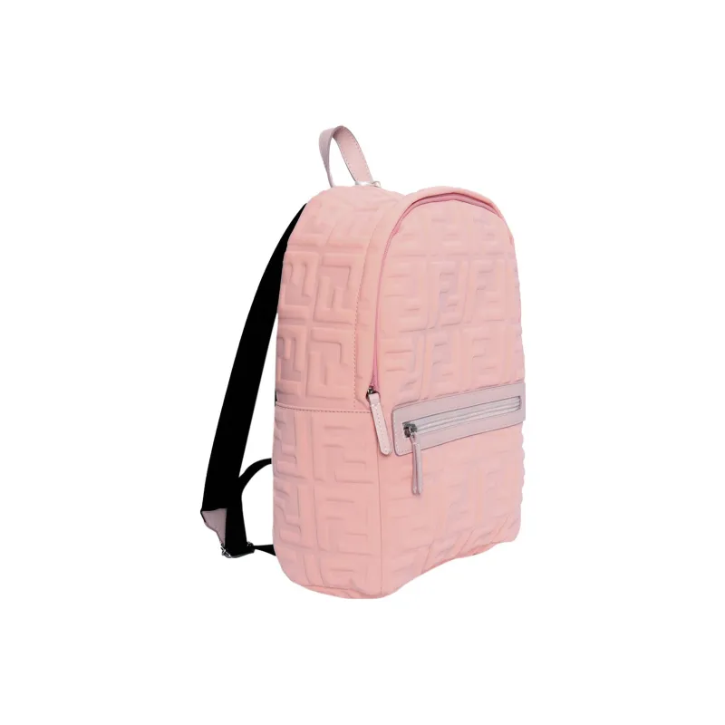 FENDI Calfskin Detail Backpack Kids' Pink-1