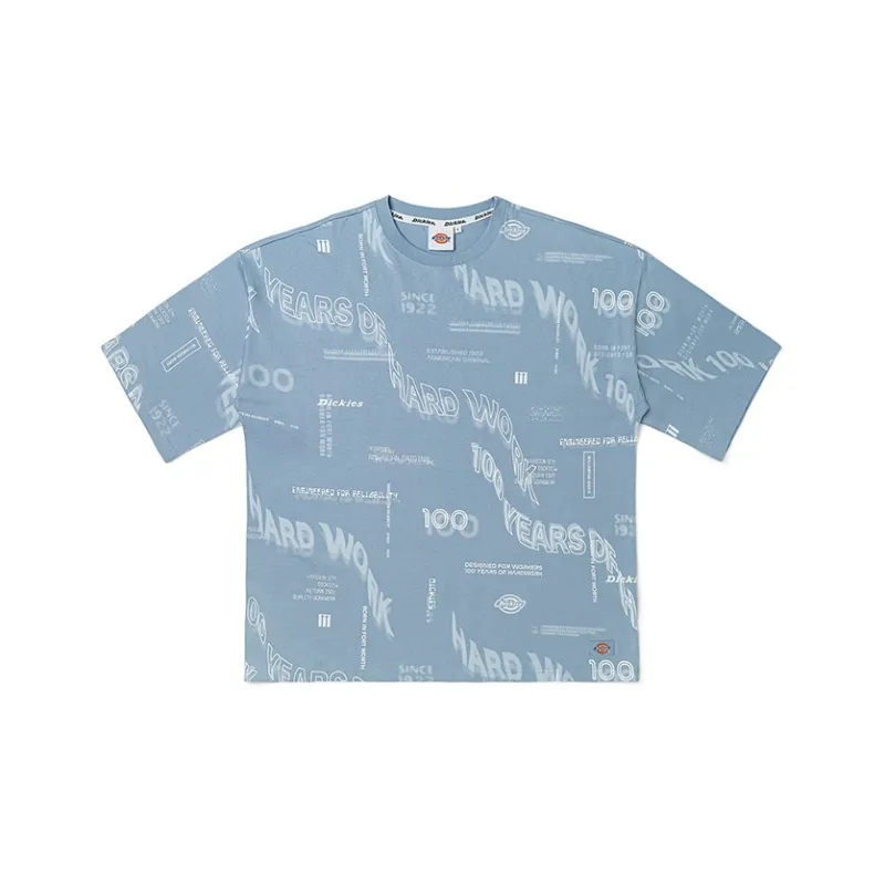 Dickies T Shirt Men's Light Gray Blue-0