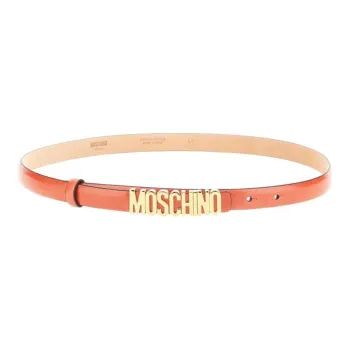 MOSCHINO Leather Belts Women's Orange