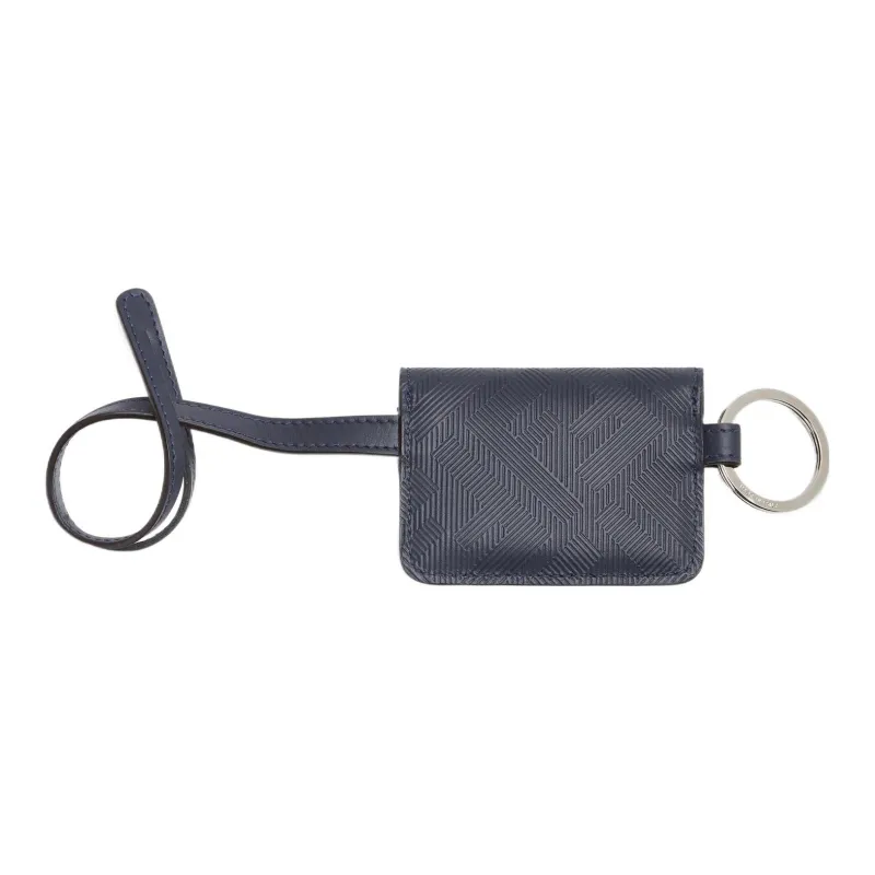 FENDI Baguette Calfskin Coin Purse Men's Blue-1