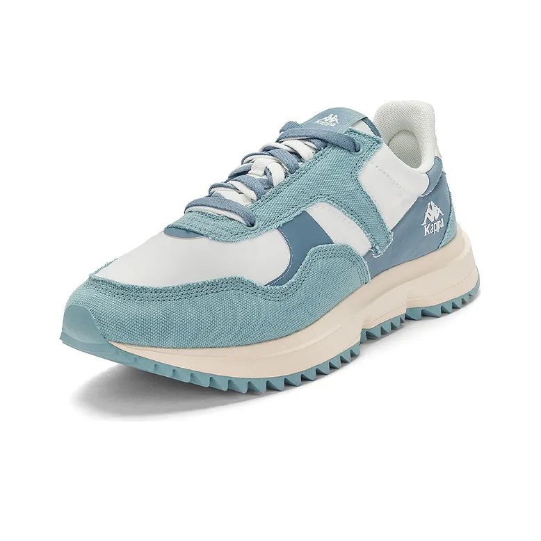 Kappa Abrasion Resistant Slip Resistant Low Top Casual Running Shoes Unisex Blue White-1