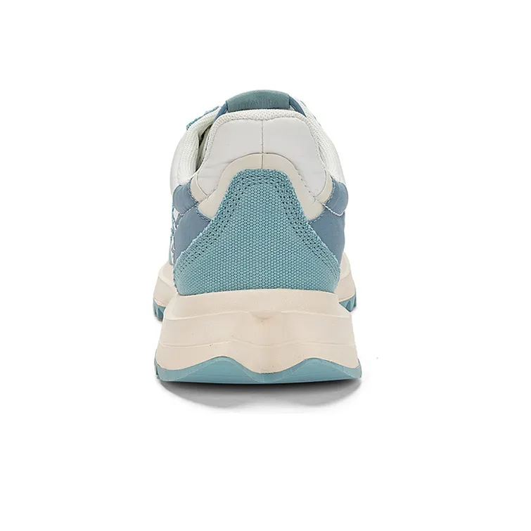 Kappa Abrasion Resistant Slip Resistant Low Top Casual Running Shoes Unisex Blue White-4