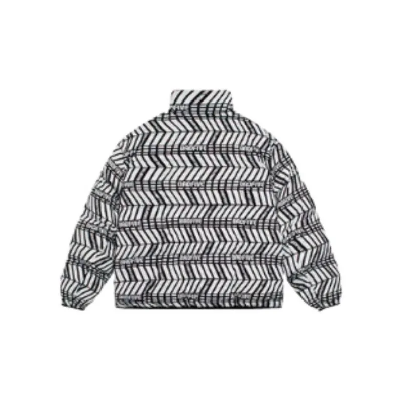 LiNing Down Jacket Men's Black White All Over Print-1