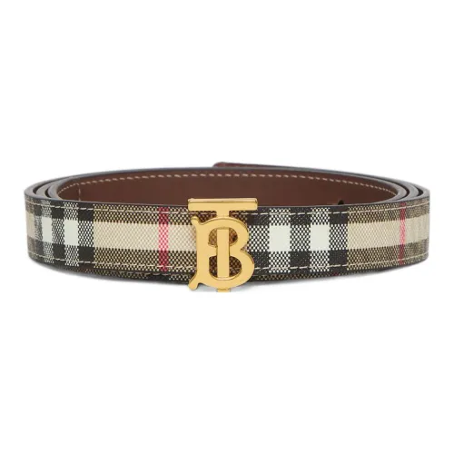 Burberry Leather Belts Women's Tan