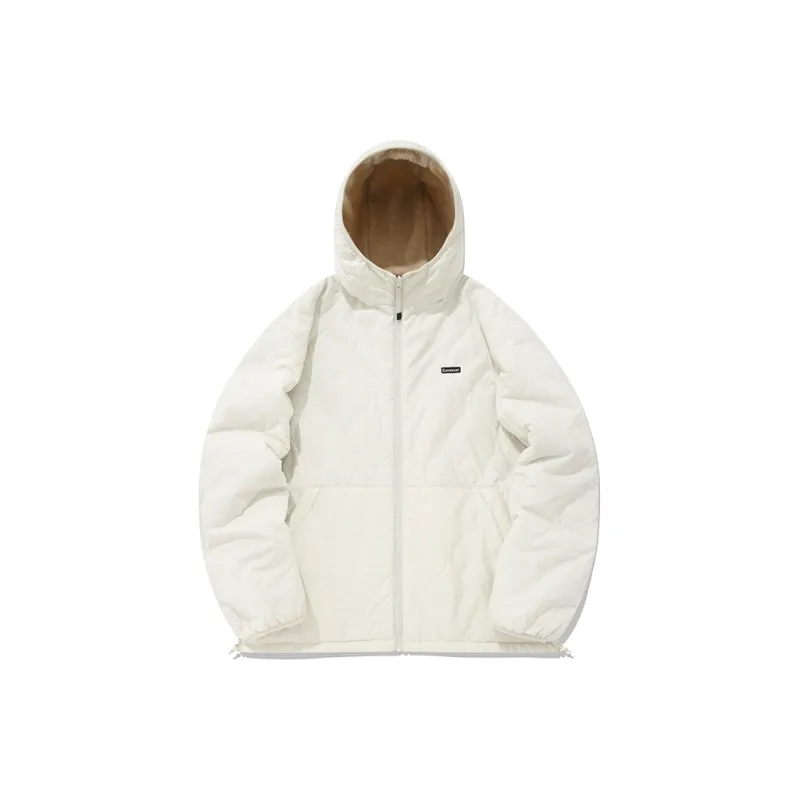 COVERNAT Loose Fit Jacket Unisex Beige-2